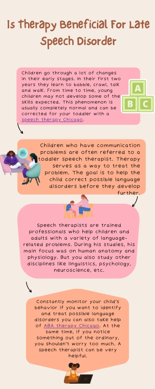 Is Therapy Beneficial For Late Speech Disorder