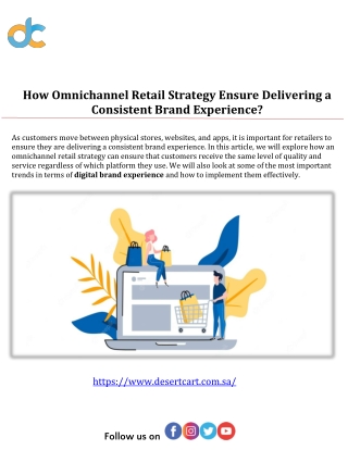 How Omnichannel Retail Strategy Ensure Delivering a Consistent Brand Experience