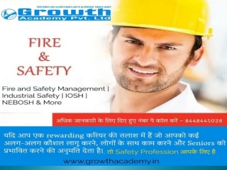 Get The Best Safety Institute in Patna by Growth Fire Safety with 100% Job Surety