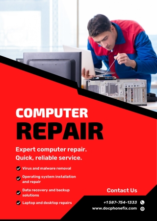 Computer Repair Services in Ellerslie