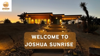 Yucca Valley Vacation Rentals - Joshua Sunrise