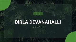 Birla Devanahalli in Bengaluru - Brochure
