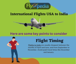 International Flights USA to India