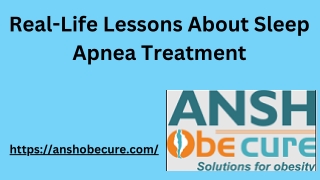 Real-Life Lessons About Sleep Apnea Treatment