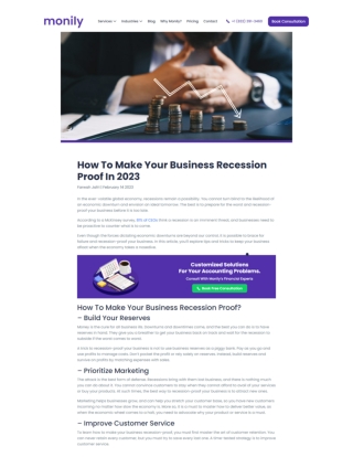 How To Make Your Business Recession Proof In 2023