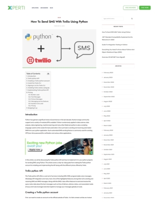 How To Send SMS With Twilio Using Python
