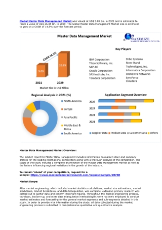 Master Data Management Market