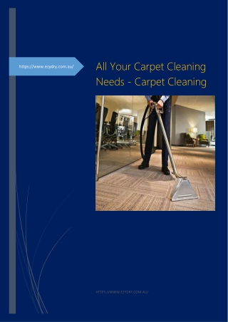 All Your Carpet Cleaning Needs - Carpet Cleaning Brisbane