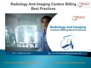 Radiology And Imaging Centers Billing Best Practices