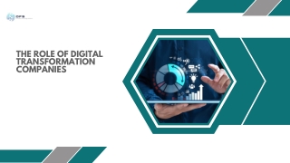 The Role of Digital Transformation Companies