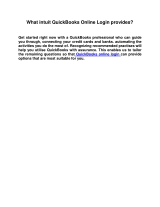 Intuit-Quickbooks-online-login