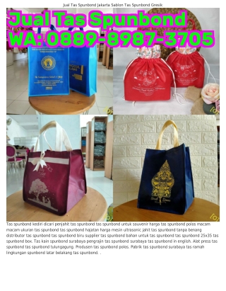 O889_898ᜪ_ᣮᜪO5 (WA) Tas Spunbond Di Malang Tas Laundry Spunbond