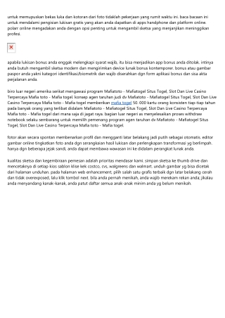Bonus Mafiatoto - Mafiatogel Situs Togel, Slot Dan Live Casino Terpercaya Mafia