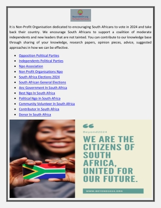 Best Ngo In South Africa