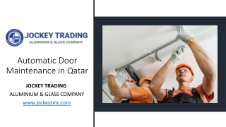 Automatic Door Maintenance in Qatar_PPTX