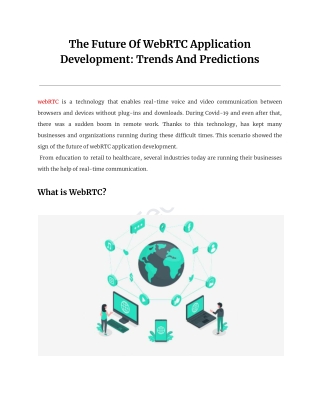 The Future Of WebRTC Application Development_ Trends And Predictions