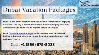 Dubai Vacation Packages