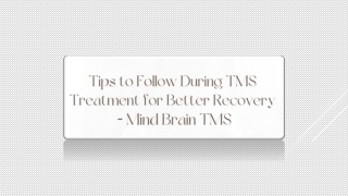Tips to Follow During TMS Treatment for Better Recovery – Mind Brain TMS