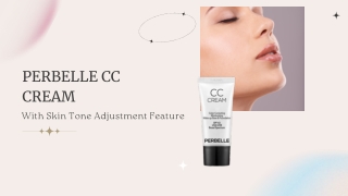 The Best CC Cream For A Natural Looking Skin.