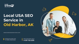 Local USA SEO Service in Old Harbor, AK