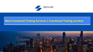 Functional Testing Services | Integration testing