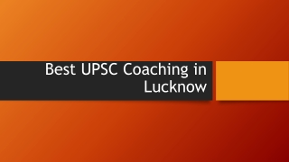 Best UPSC Coaching in Lucknow powerpoint (2)