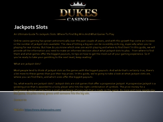 Jackpots Slots