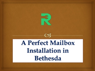 Mailbox Installation in Bethesda