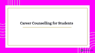 Career Counselling for Students in India