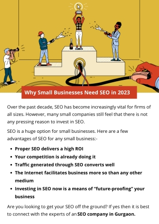 Why Small Businesses Need SEO in 2023