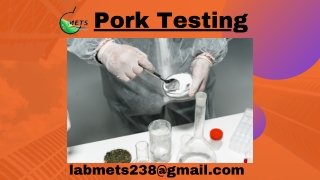Pork-Testing  | Metslab Qatar