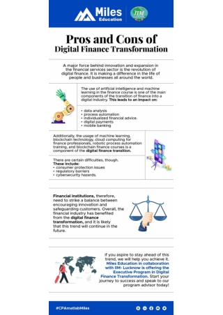 Pros and Cons of Digital Finance Transformation