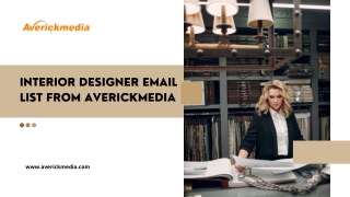 Get access to the best Interior Designer Email List for your business