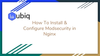 How to Install ModSecurity in NGINX