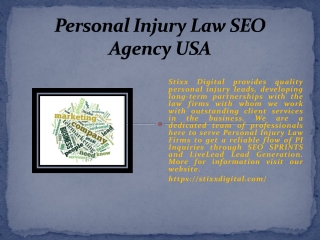 Personal Injury Law SEO Agency USA