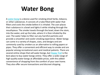 Water Bong