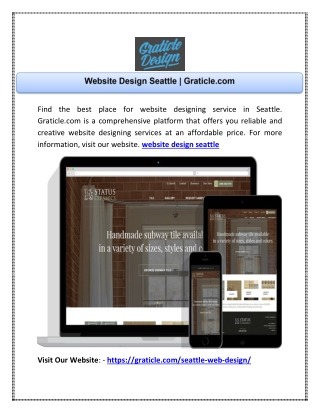 Website Design Seattle | Graticle.com