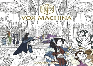 [DOWNLOAD PDF] Critical Role: Vox Machina Coloring Book full