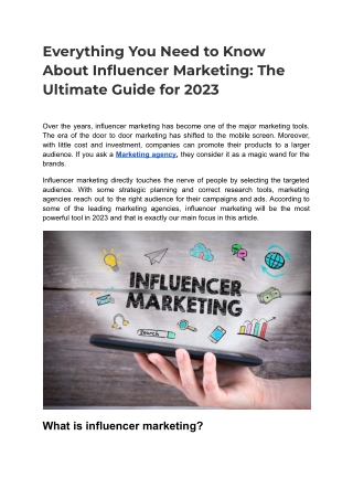 Everything You Need to Know About Influencer Marketing_ The Ultimate Guide for 2023