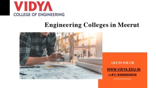 Engineer make your future bright with our Best Engineering College in Meerut