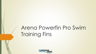 Arena Powerfin Pro Swim Training Fins