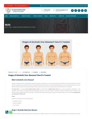 Stages of Alcoholic liver diseases? How it’s Treated - Dr. Vikrant Kale