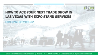 How to Ace Your Next Trade Show in Las Vegas with Expo Stand Services