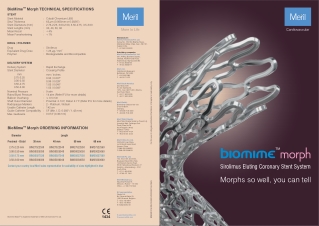 Learn All About Biomime Morph - A Drug Eluting Stent produced by Meril Life