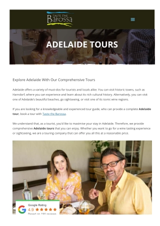 Wine Tours Adelaide