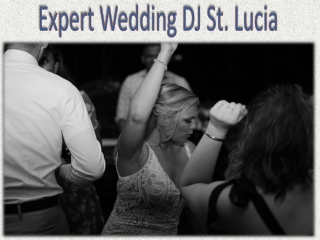 Expert Wedding DJ St. Lucia