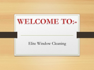 Elite Window Cleaning