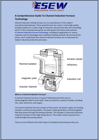 A Comprehensive Guide To Channel Induction Furnace Technology