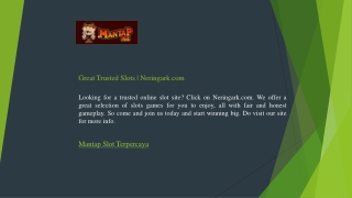 Great Trusted Slots  Neringark.com