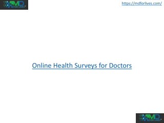 Online Health Survey